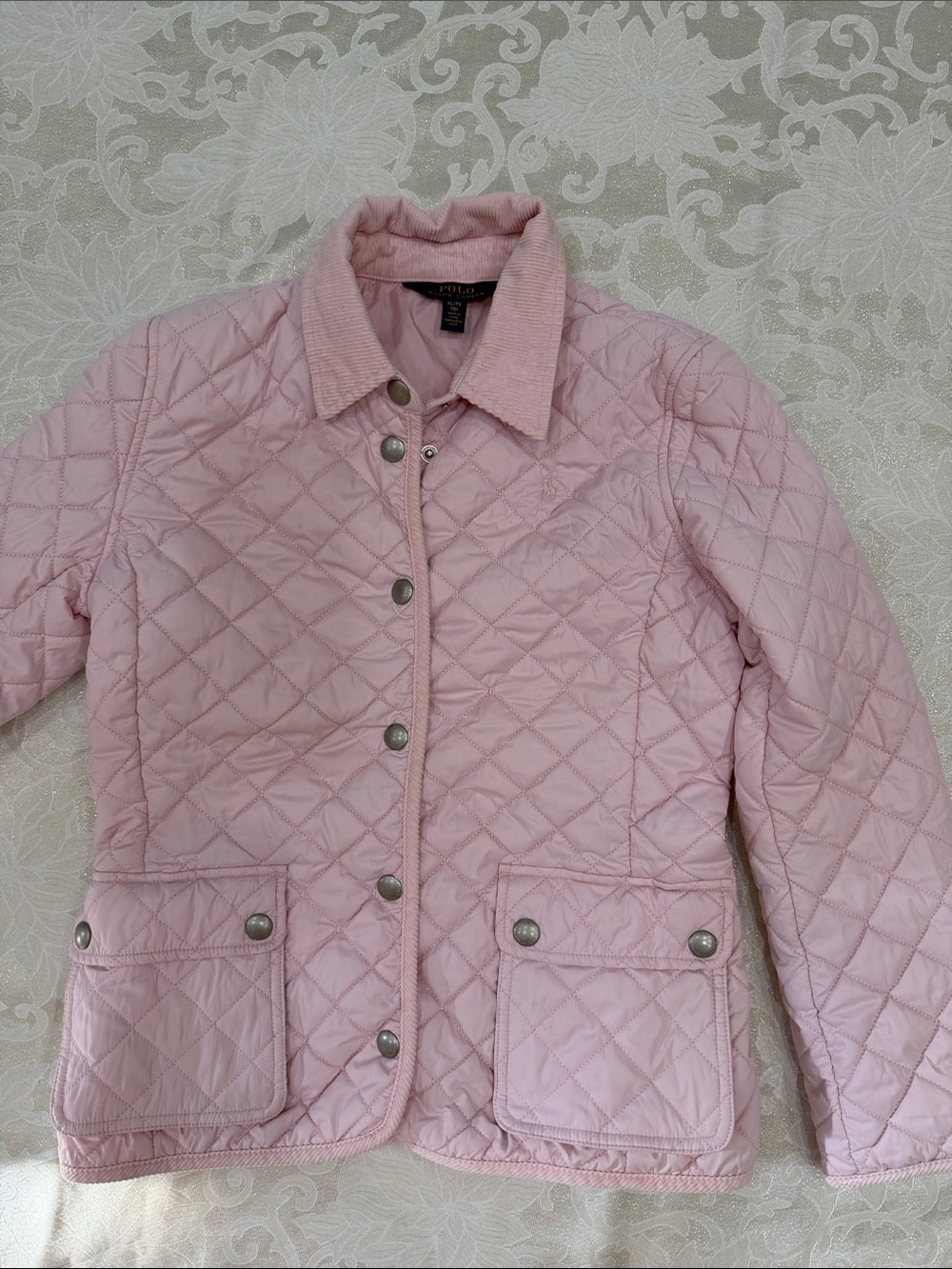 Polo Ralph Lauren Girls quilted barn jacket,  XL (16),